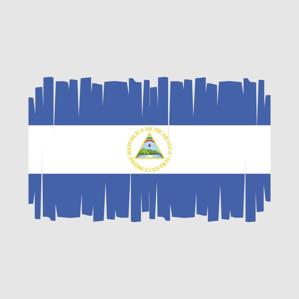 nicaragua flagge vektor