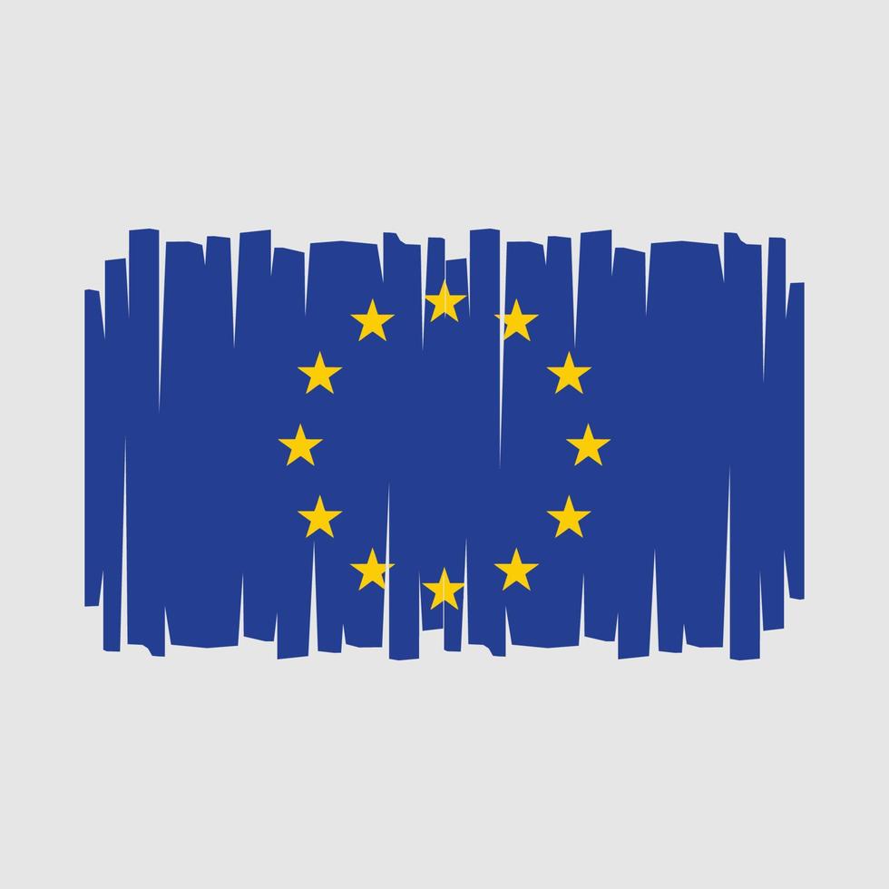 europeisk flagga vektor