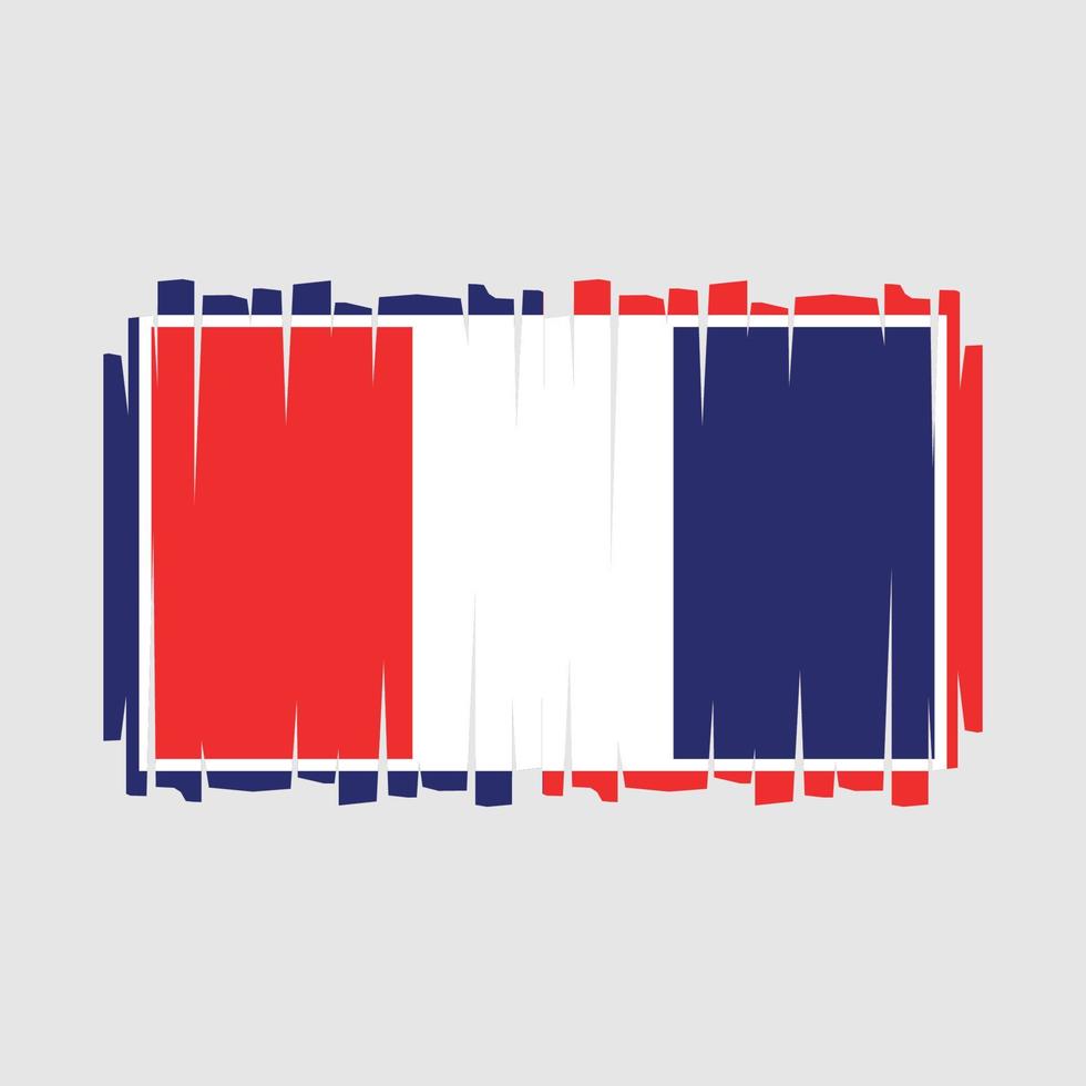 frankrike flagga vektor