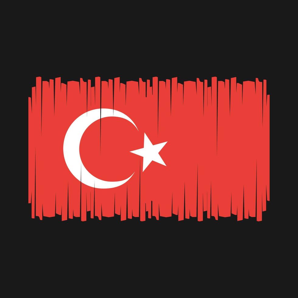 Türkei Flagge Vektor