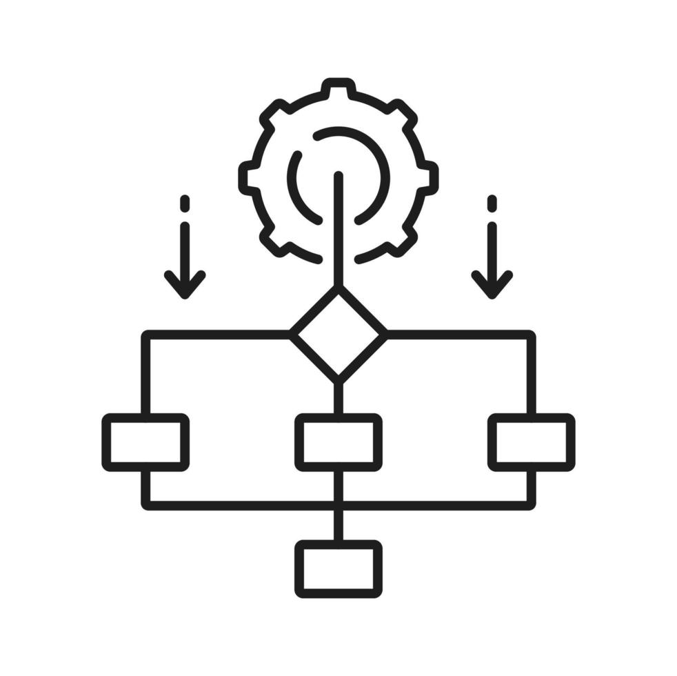 ziehen um Dateien in Ordner, automatisch Sortierung Symbol vektor