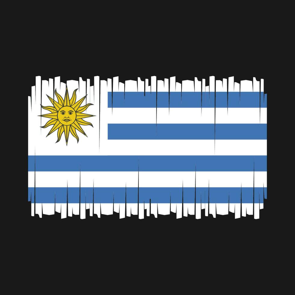 uruguay flagga vektor