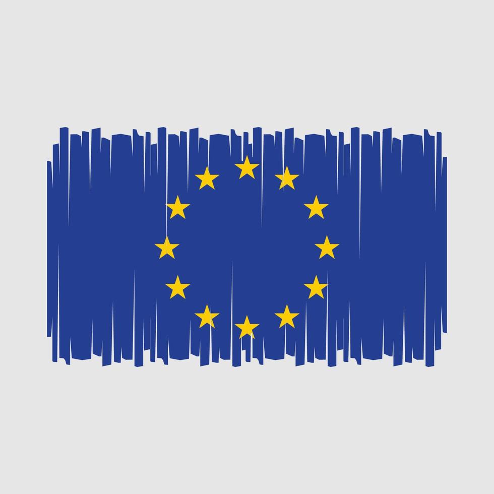 europeisk flagga vektor