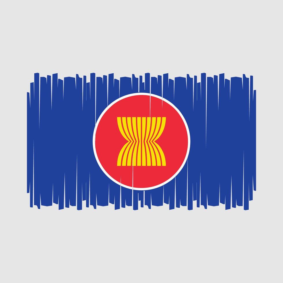 asean Flagge Vektor