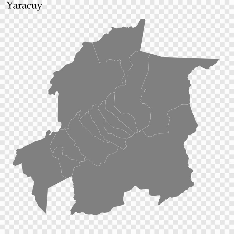 hög kvalitet Karta en stat av venezuela vektor