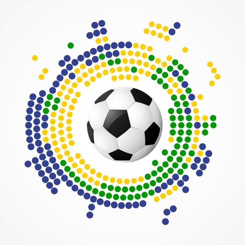 Vektor-Fußball-Design vektor