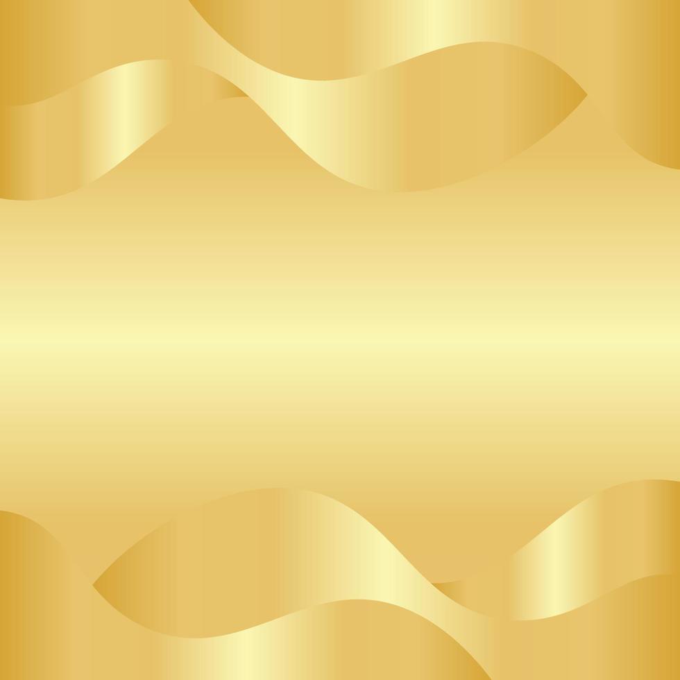 Gold Welle Hintergrund Design vektor