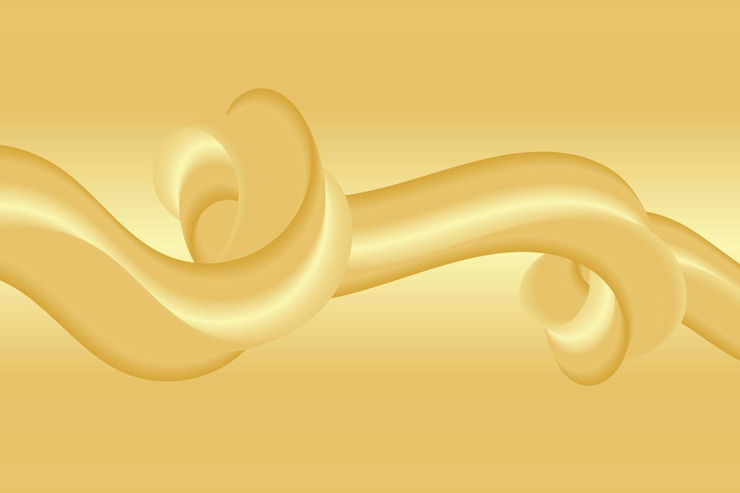 Gold Flüssigkeit Mischung bewirken Hintergrund Design vektor