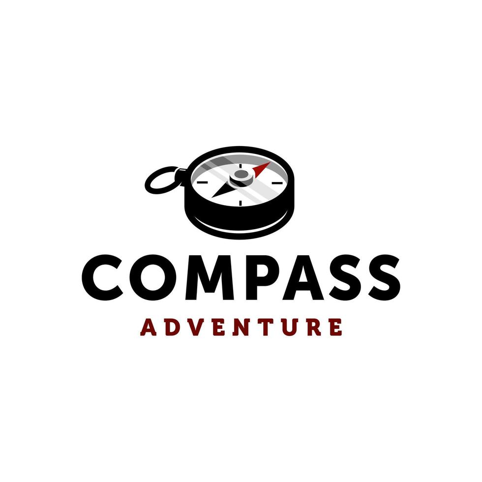 kompass logotyp ikon design. navigations enhet modern ikon. isolerat på vit bakgrund vektor illustration.