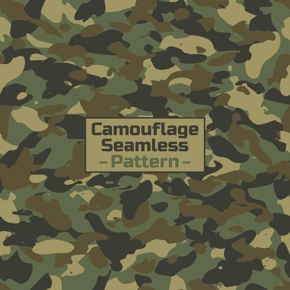 militär kamouflage vektor sömlös mönster grön. sömlös mönster