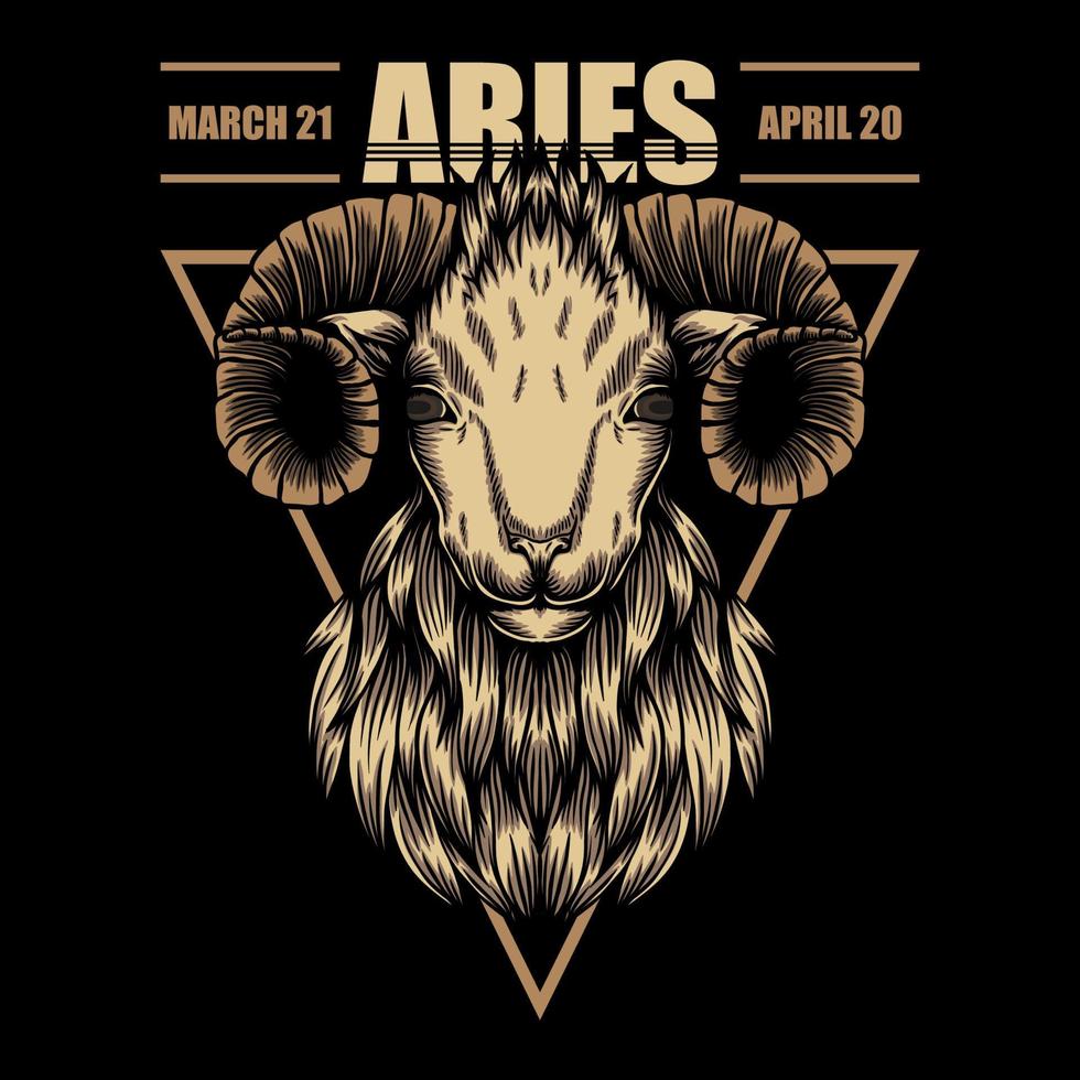 aries zodiaken vektor illustration