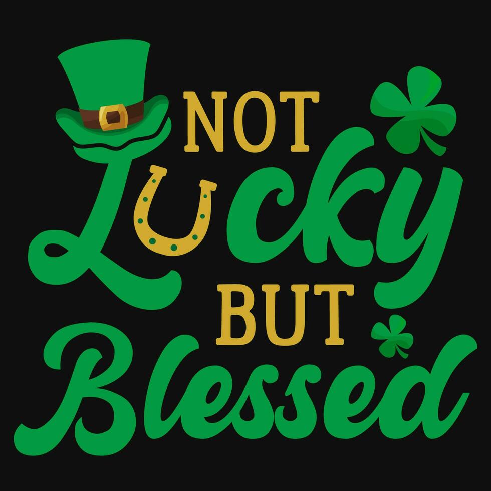 irländsk st patrick dag tshirt design vektor