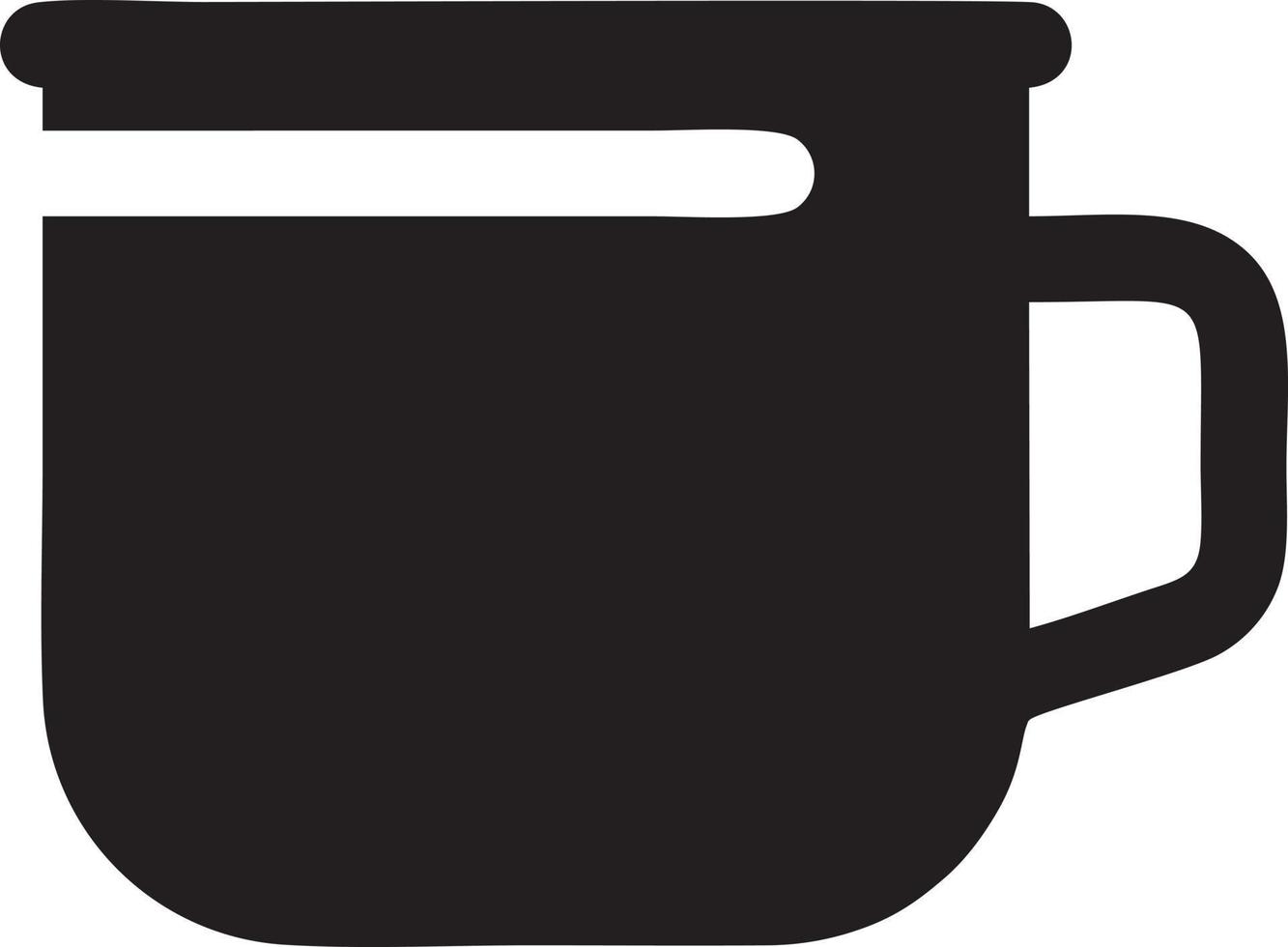 Tasse Becher Symbol Symbol isoliert Design Vektor Bild. Illustration von das Kaffee Tasse Design Bild. eps 10