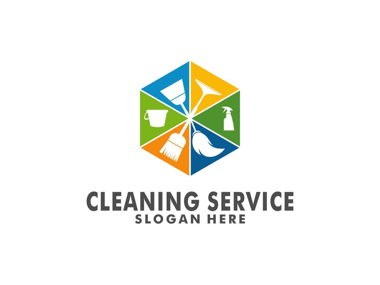 Reinigung zum Schutz Logo Vektor Design Inspiration