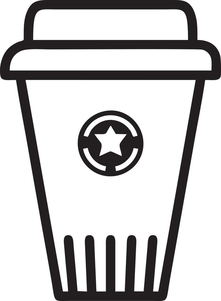 Tasse Becher Symbol Symbol isoliert Design Vektor Bild. Illustration von das Kaffee Tasse Design Bild. eps 10