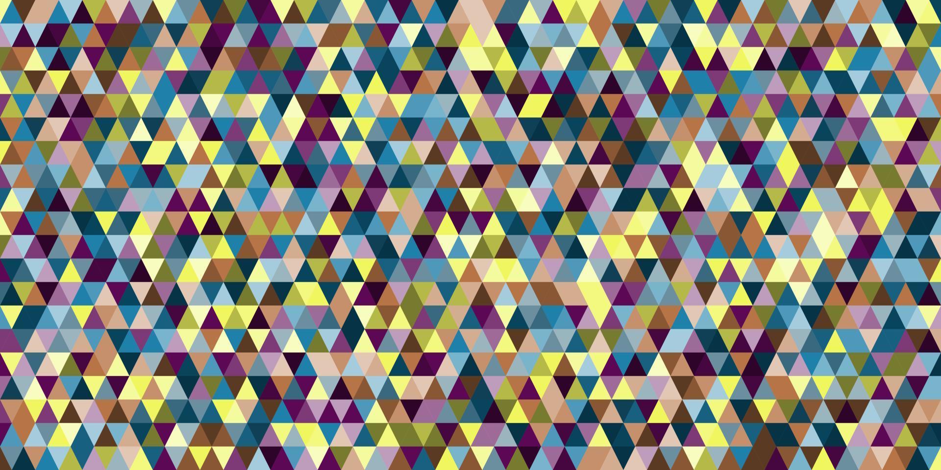 abstrakt bunt nahtlos geometrisch Gitter Hintergrund mit farbig Dreieck Formen vektor