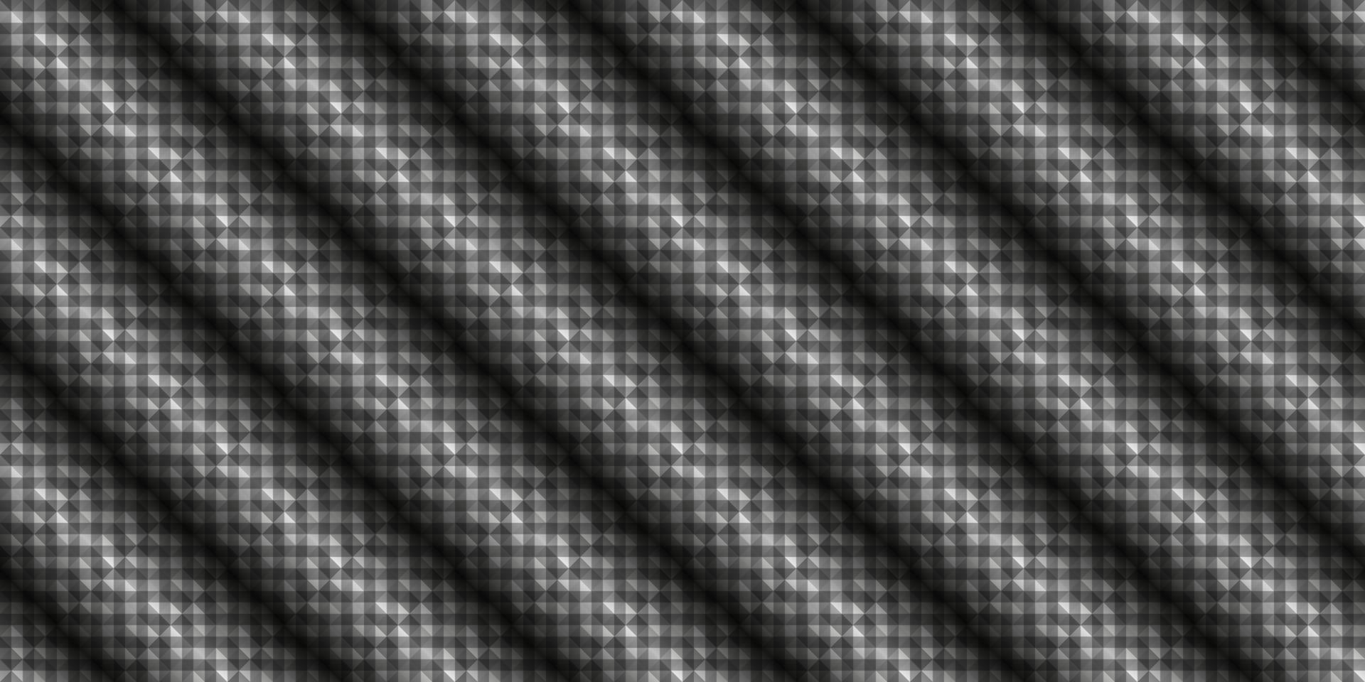 dunkel schwarz Mosaik abstrakt nahtlos geometrisch Gitter Hintergrund vektor