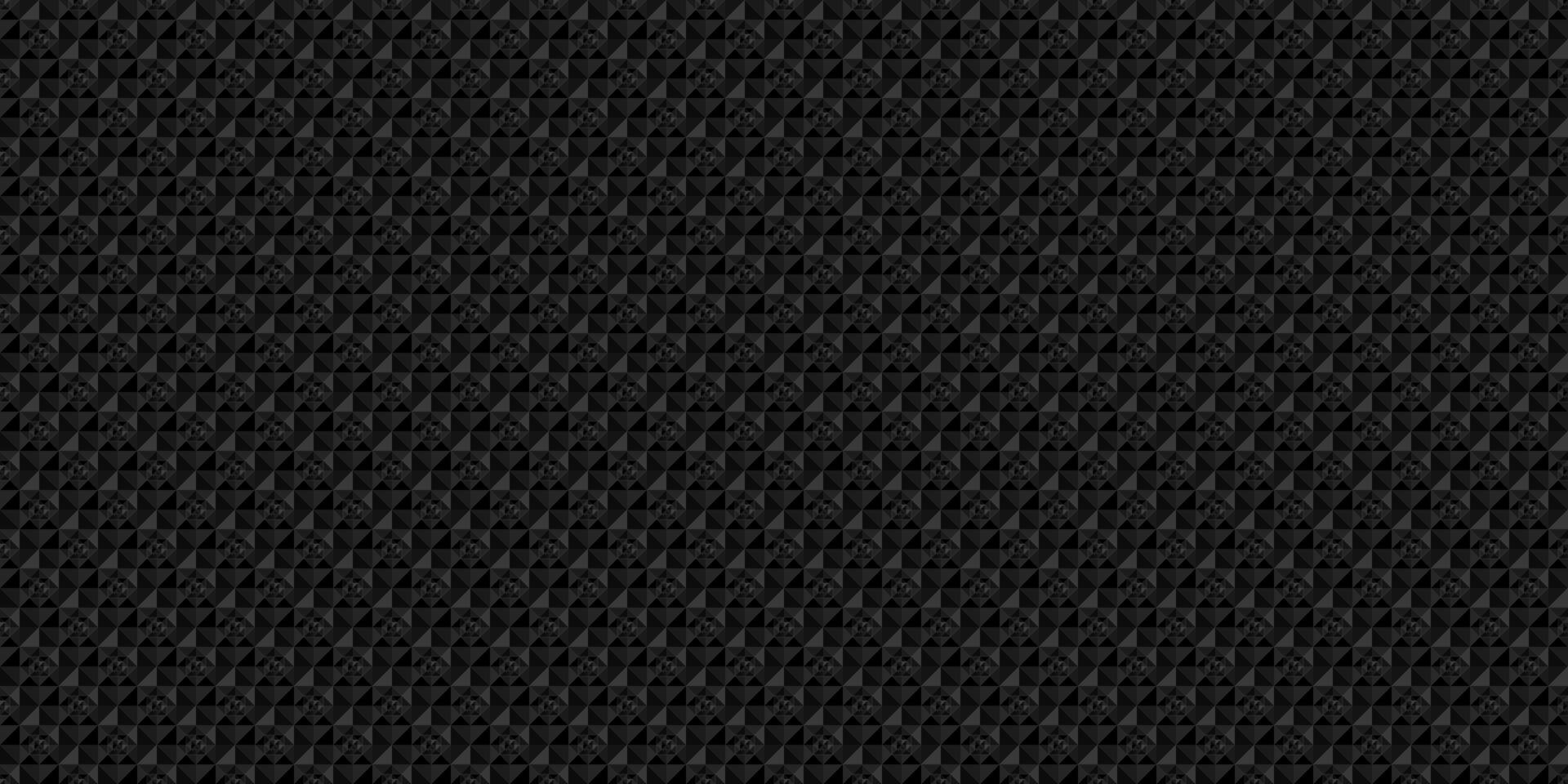 mörk svart geometrisk rutnät kol fiber bakgrund modern mörk abstrakt sömlös textur vektor