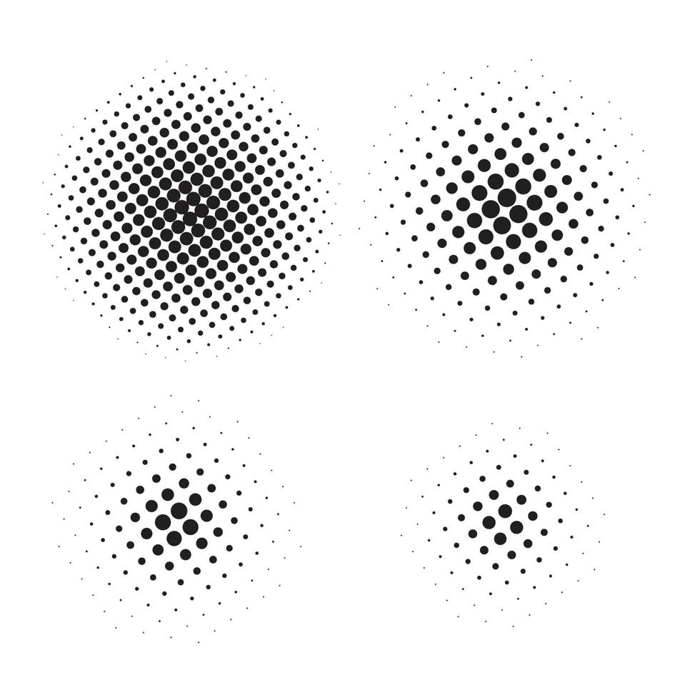 abstraktes Halbtonelement für Grafikdesign. Vektorillustration vektor