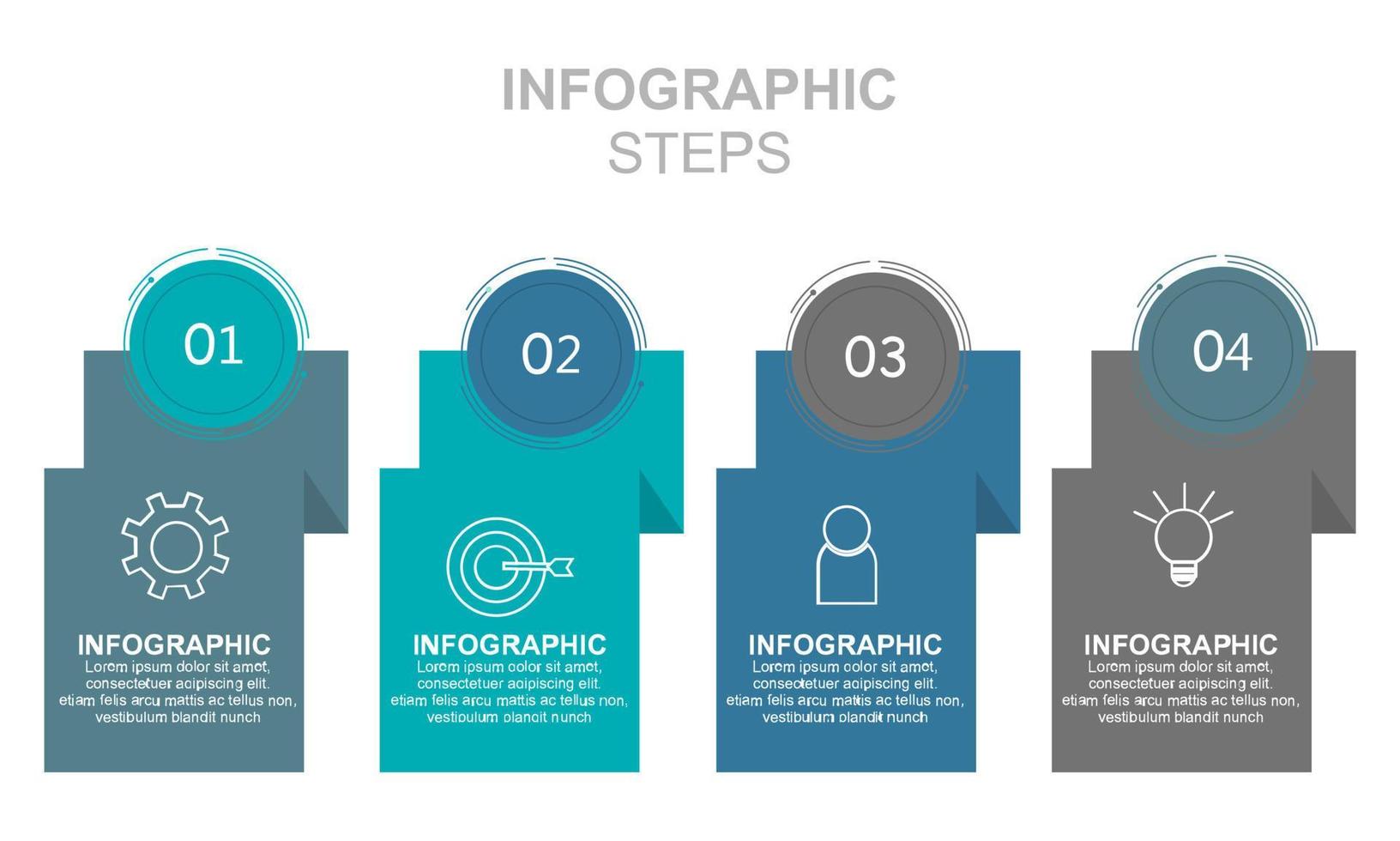 bar Diagram, infographic mall för presentation vektor illustration