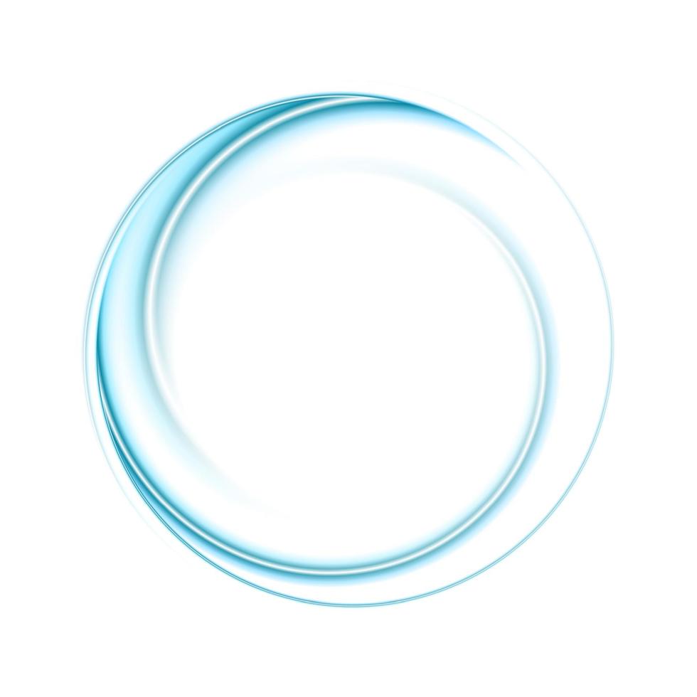 ljus blå slät abstrakt cirkulär logotyp teknologi bakgrund vektor