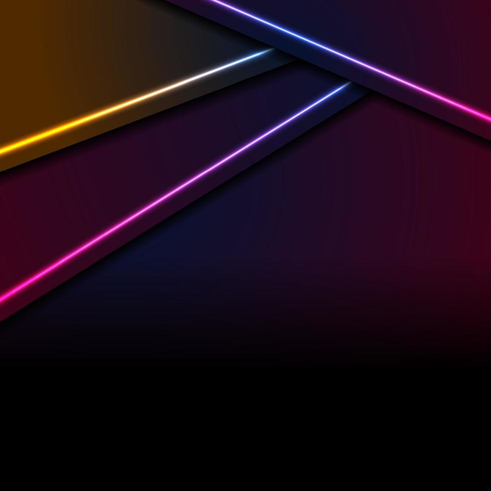 färgrik neon laser rader abstrakt företags- bakgrund vektor