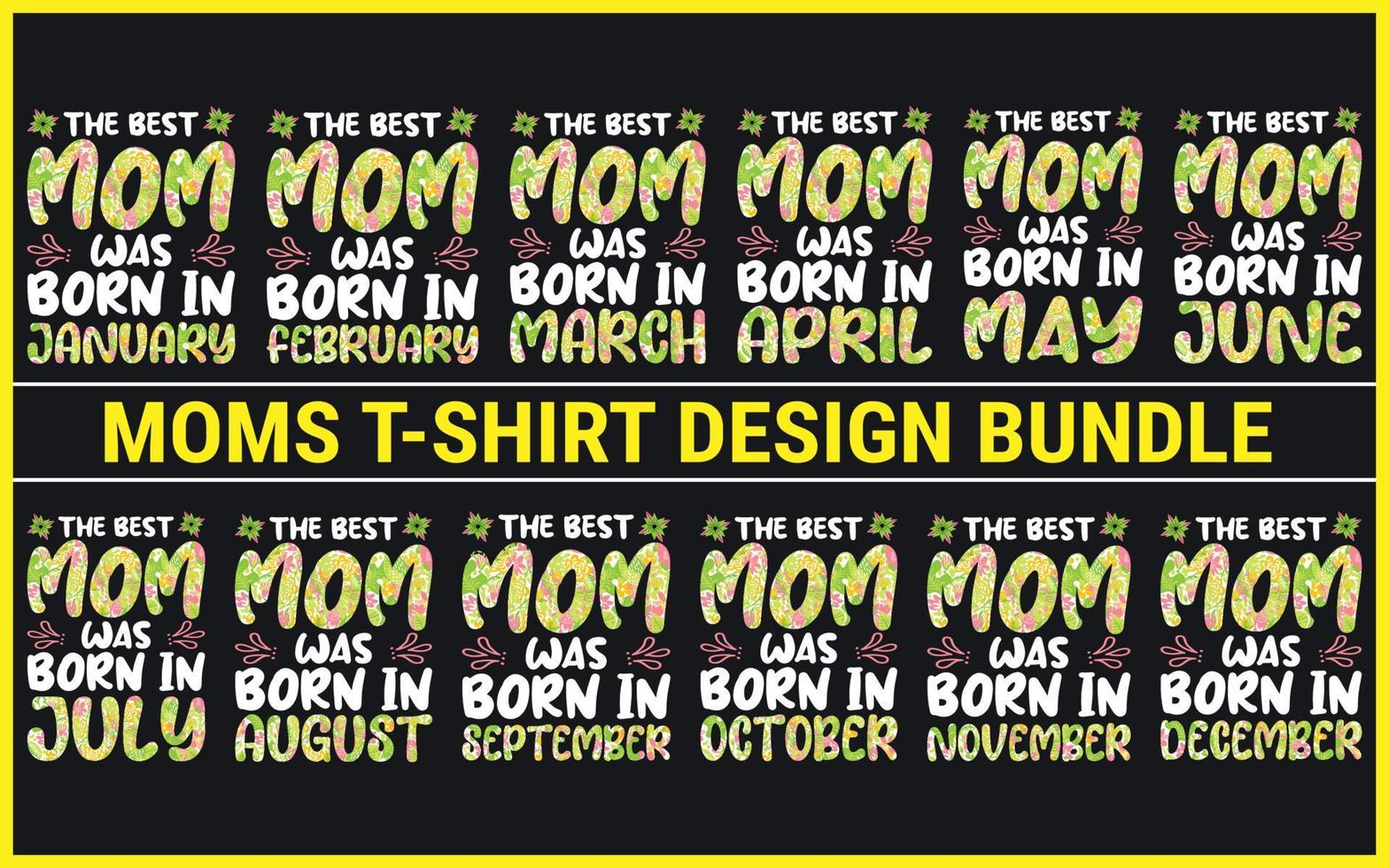 Mama t Hemd Design bündeln, Mutter Tag t Hemd Design vektor