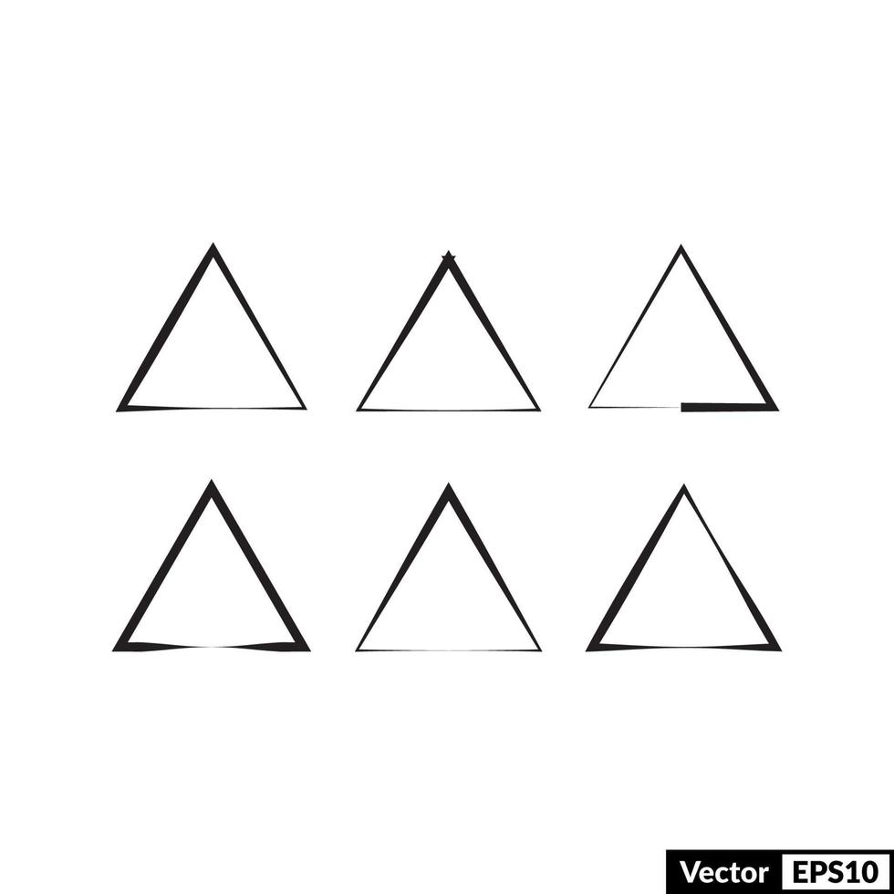 triangel ikon vektor på vit bakgrund. platt och trendig tecken symbol illustration. enkel ikon