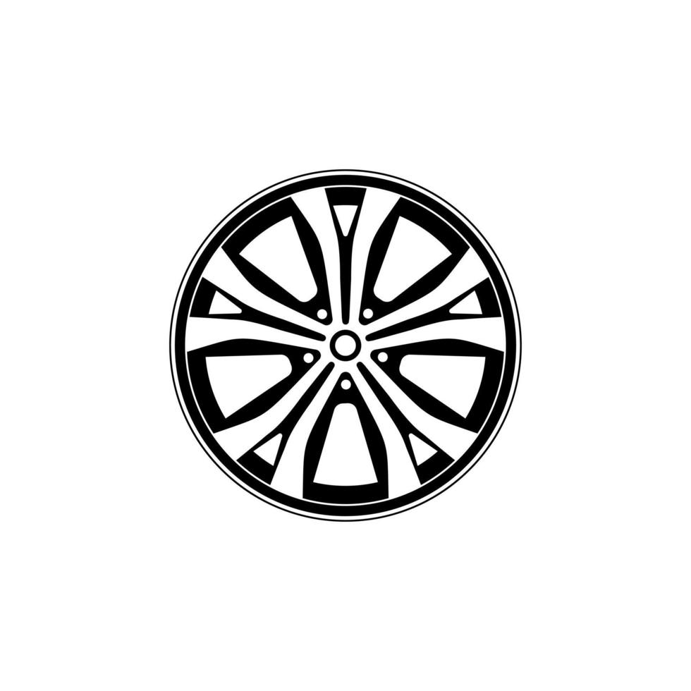 Auto Rand Symbol isoliert auf Weiß Hintergrund vektor