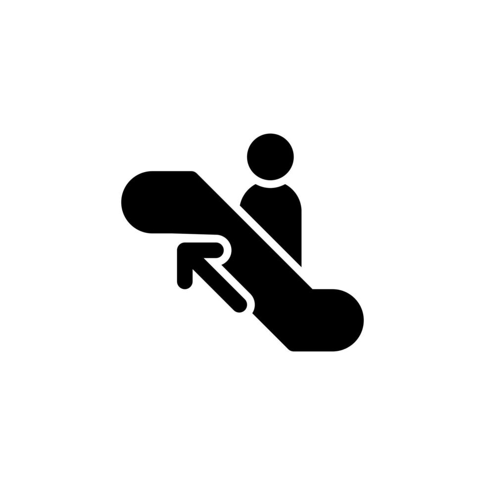 Rolltreppe Symbol zum Öffentlichkeit unterzeichnen. Vektor eps10 Illustration