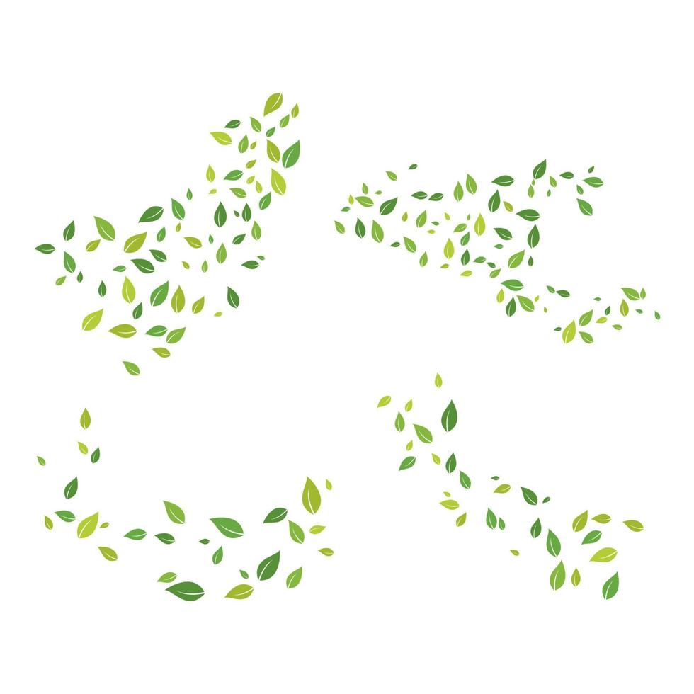eco natur blad bakgrund vektor illustration