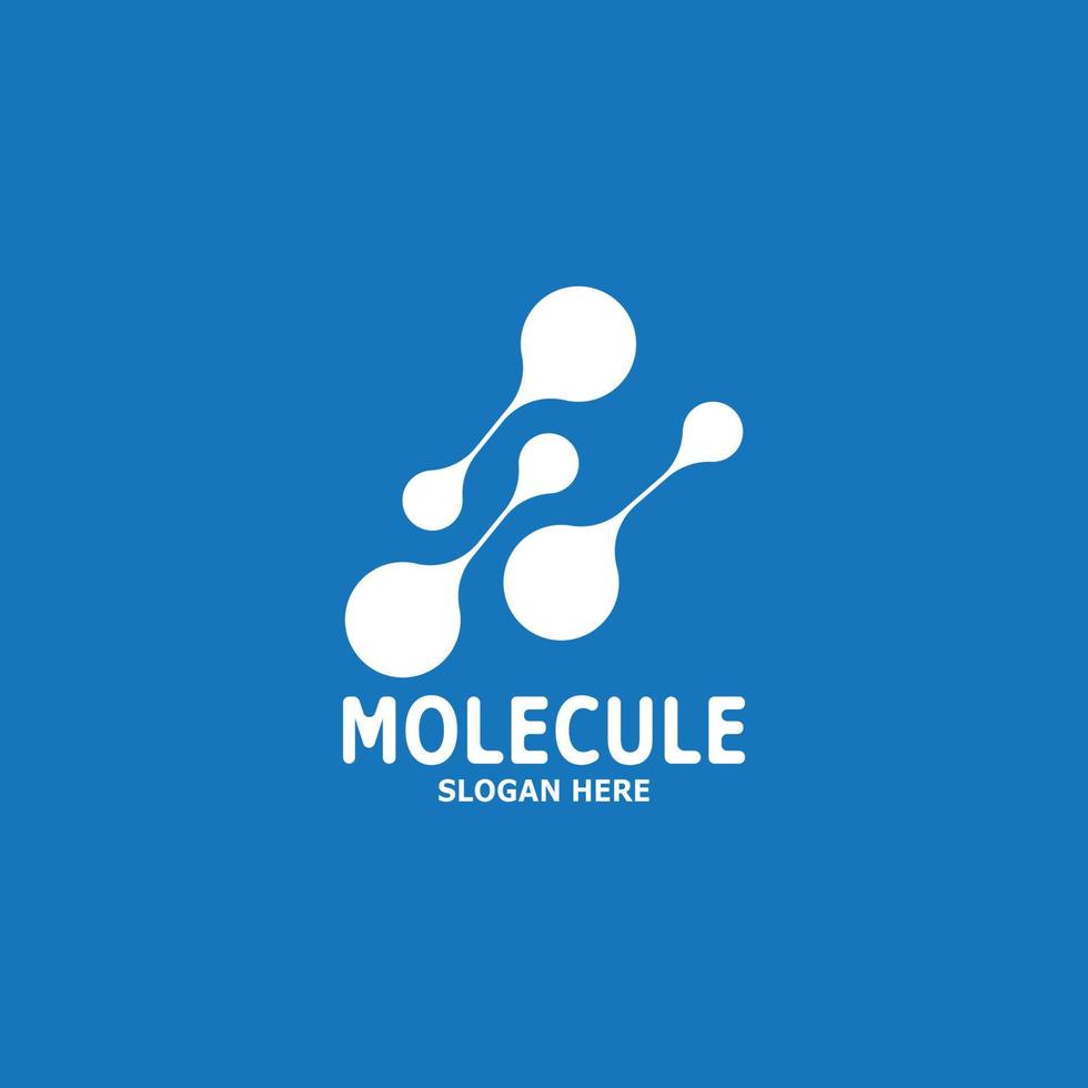 Molekül Logo Vektor Vorlage Illustration