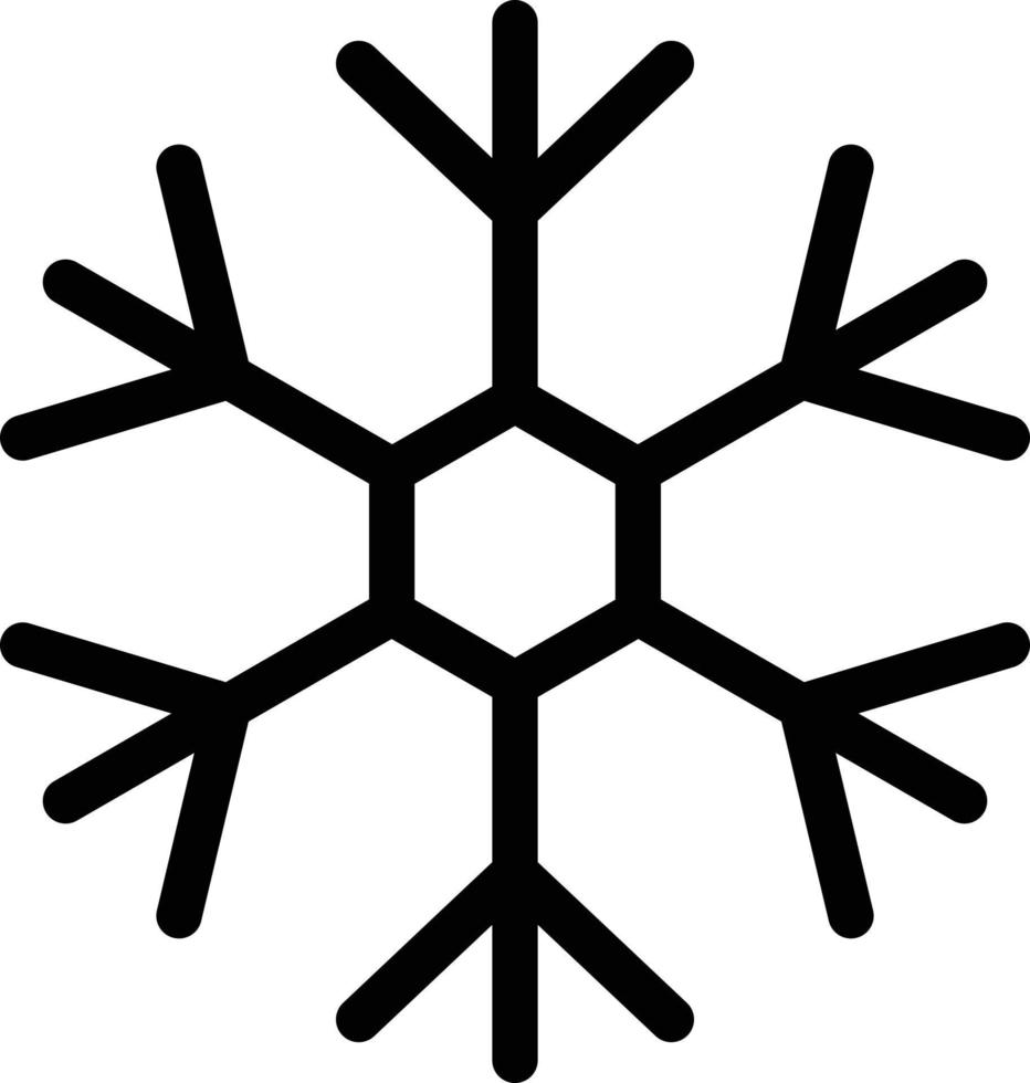 Schnee Symbol Vektor. Schneeflocke Symbol vektor