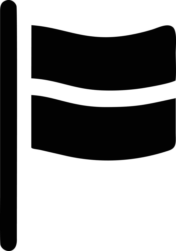 flagga ikon symbol vektor bild. illustration av de vinka flagga plats design bild. eps 10.