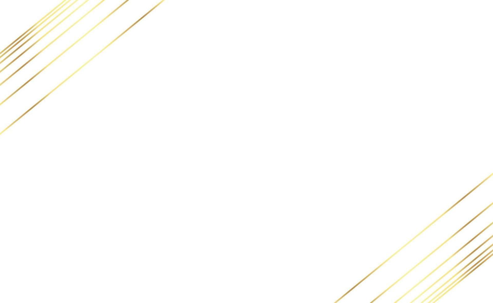 abstrakter weißer Hintergrund mit goldenen Linien - Vektor