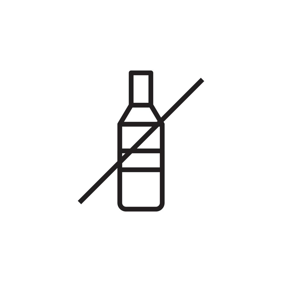 Flasche Symbol Vektor zum Symbol Webseite, ui essentiell, Symbol, Präsentation