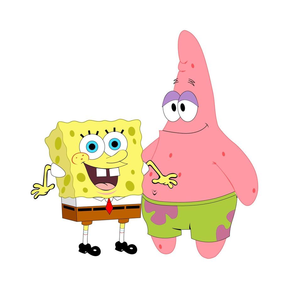 SpongeBob Schwammkopf Design vektor