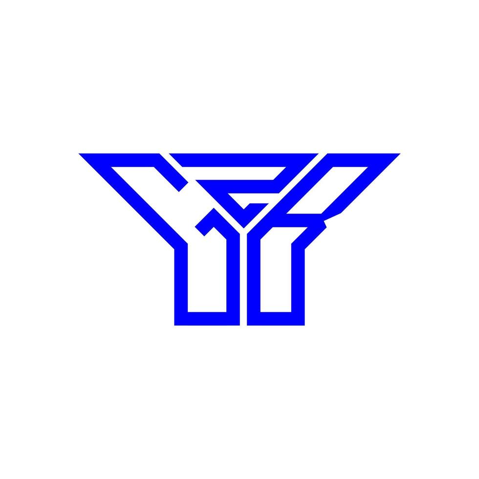 gzb brev logotyp kreativ design med vektor grafisk, gzb enkel och modern logotyp.