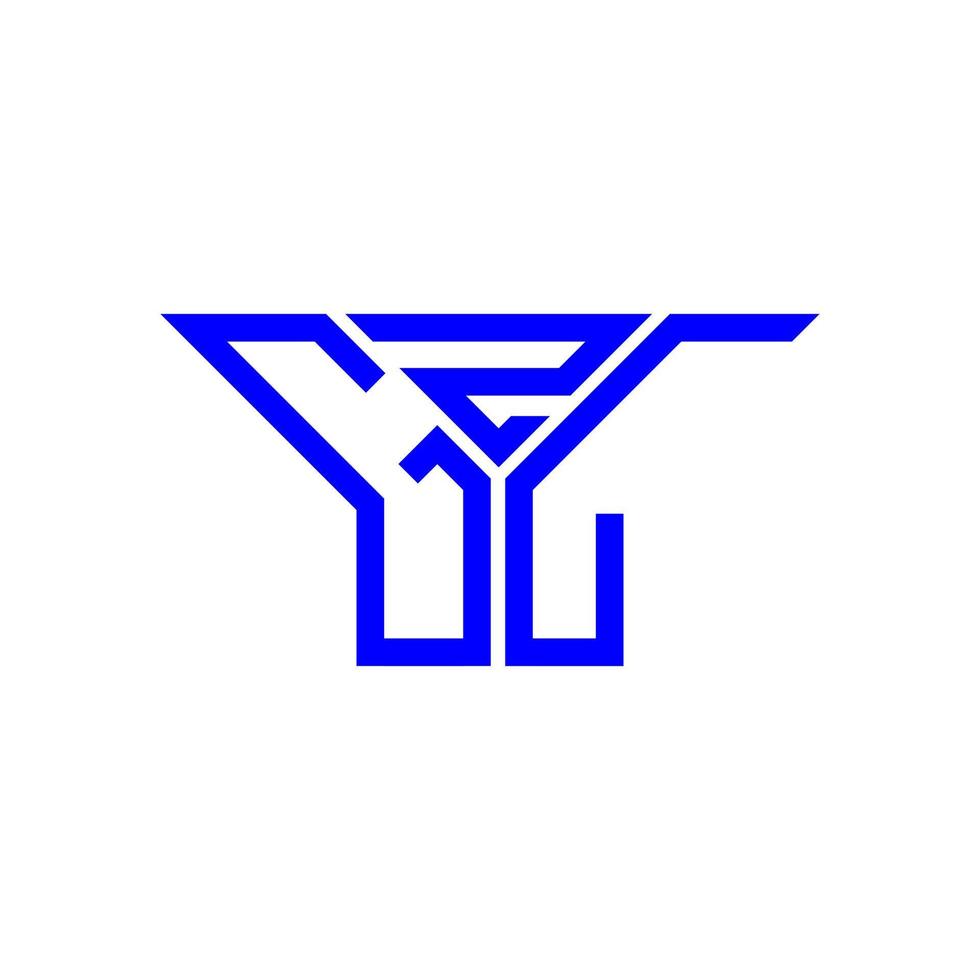 gzl brev logotyp kreativ design med vektor grafisk, gzl enkel och modern logotyp.