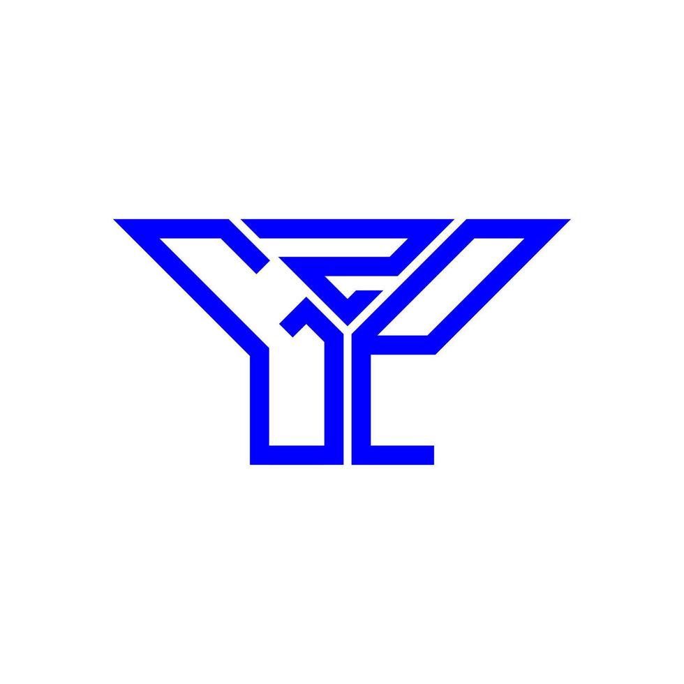 gzp brev logotyp kreativ design med vektor grafisk, gzp enkel och modern logotyp.