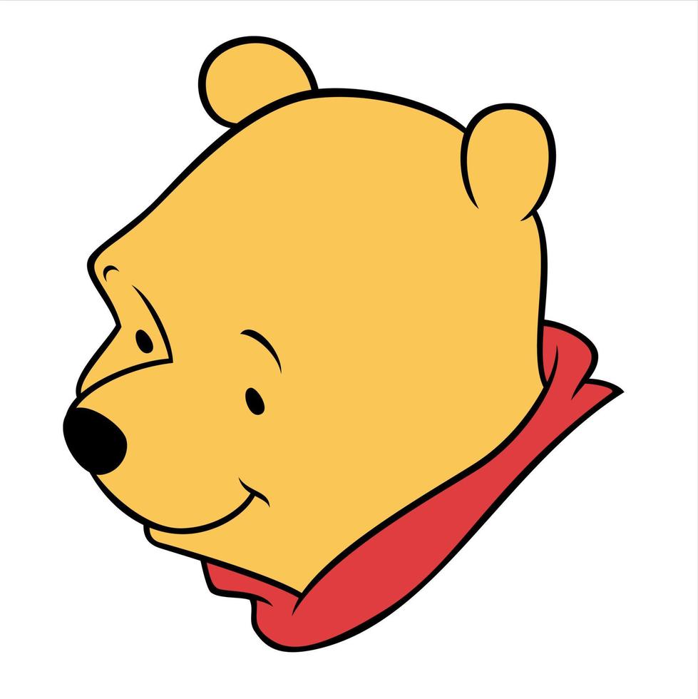 süß Winnie das pooh Karikatur vektor