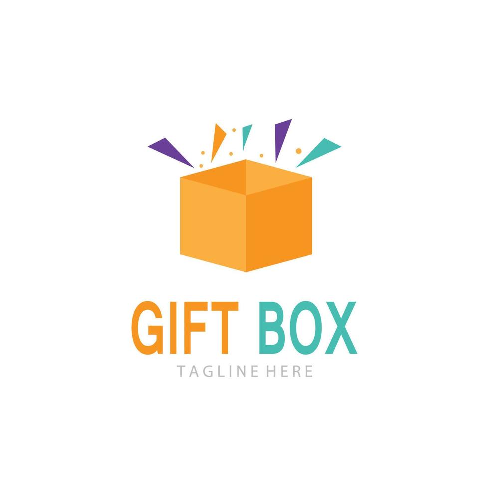 Geschenkbox Symbol Vektor