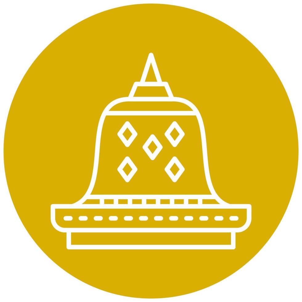 Borobudur Symbol Stil vektor