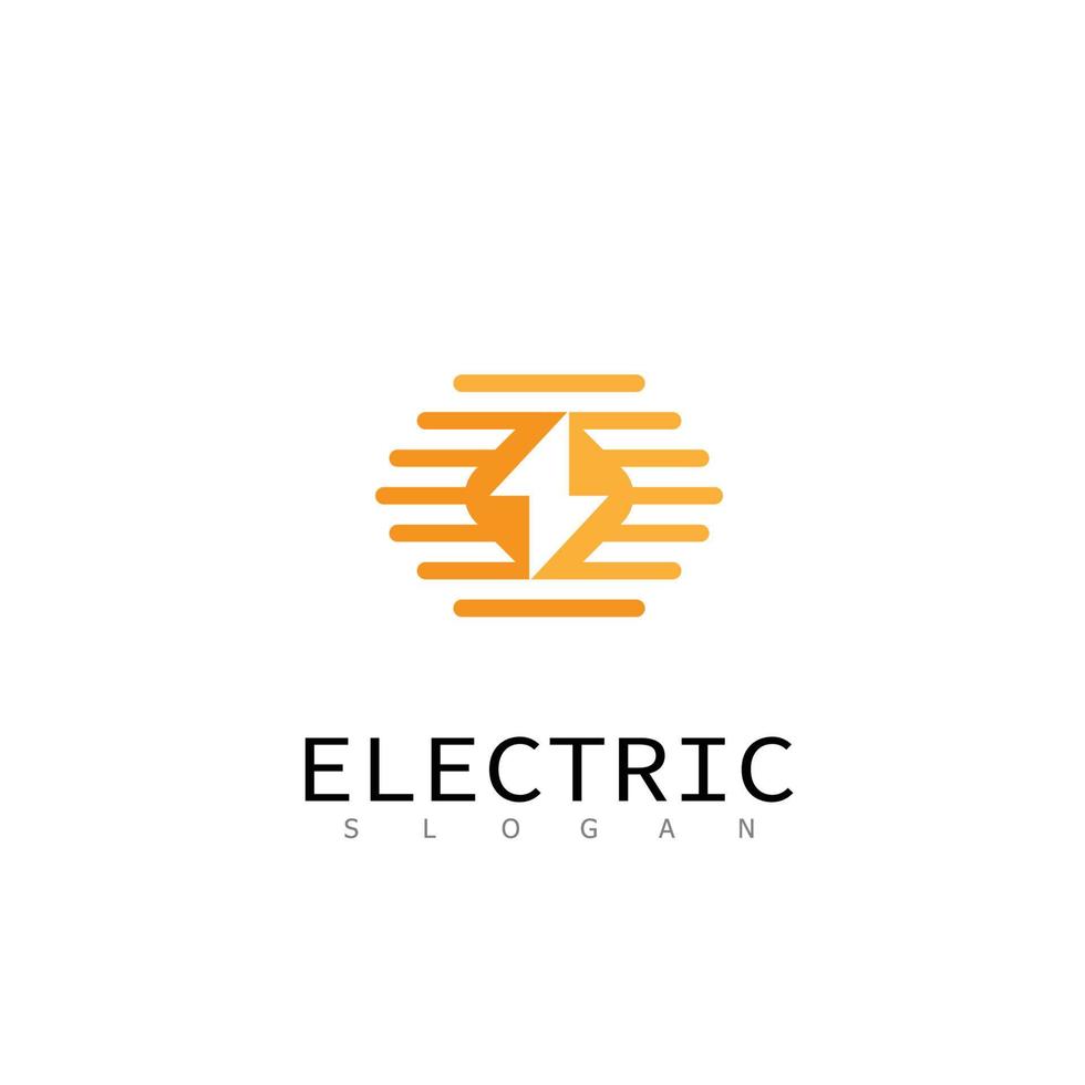 elektrisch Leistung modern Technik Technologie Logo Design vektor