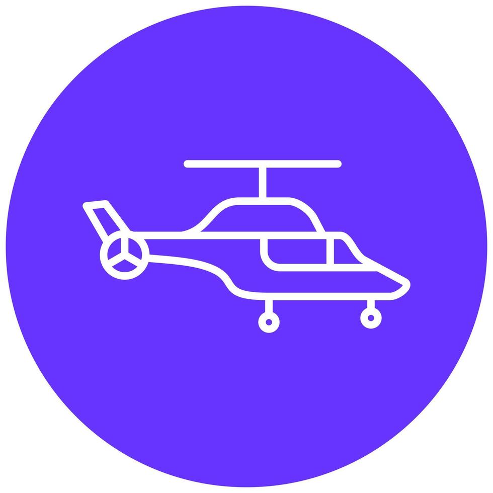 helikopter vektor ikon stil