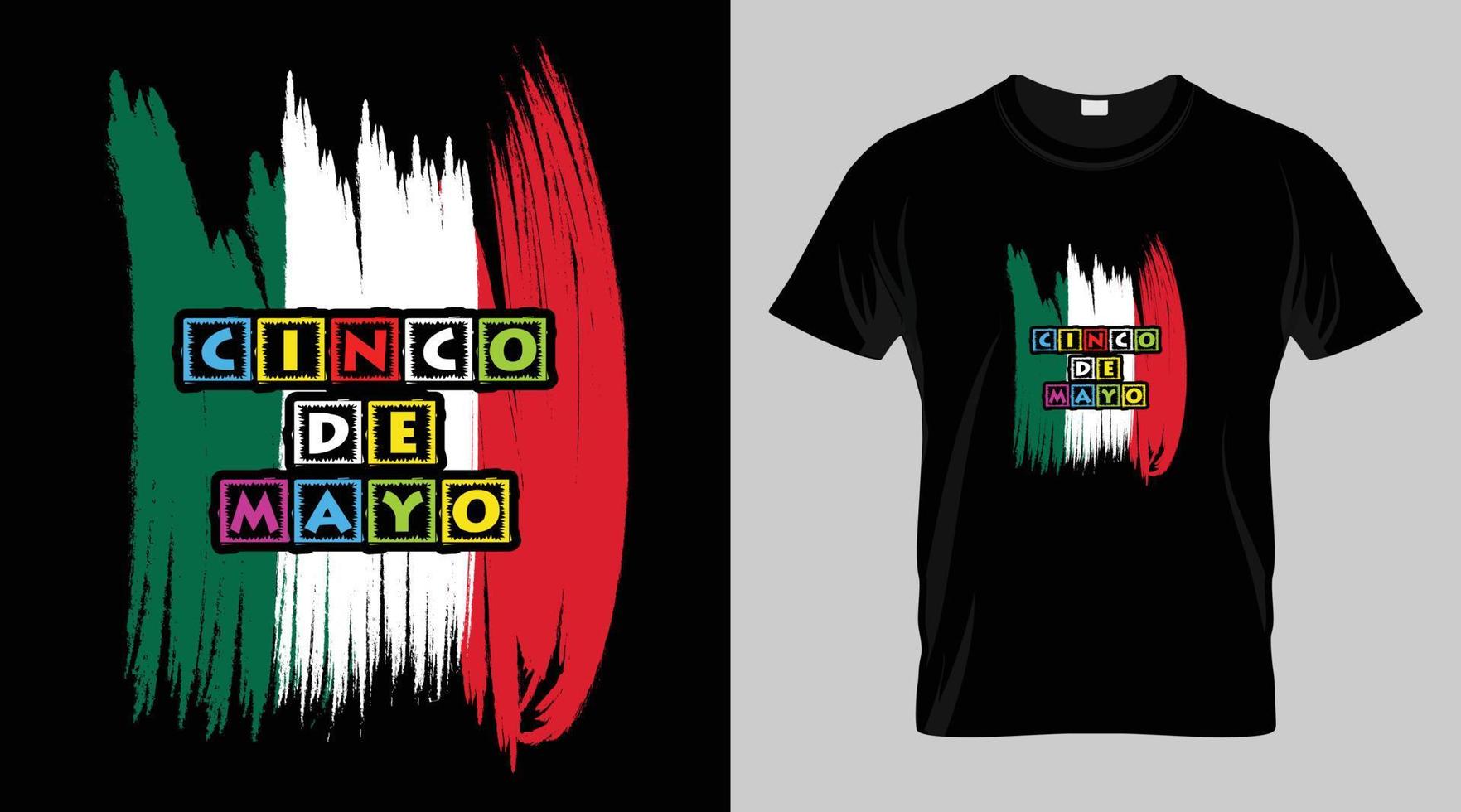 cinco de mayo festival t-shirt design, mexikansk festival vektor t-shirt design