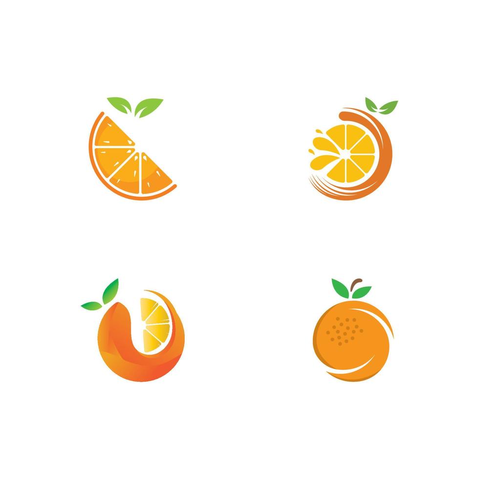 orange logotypdesign vektor