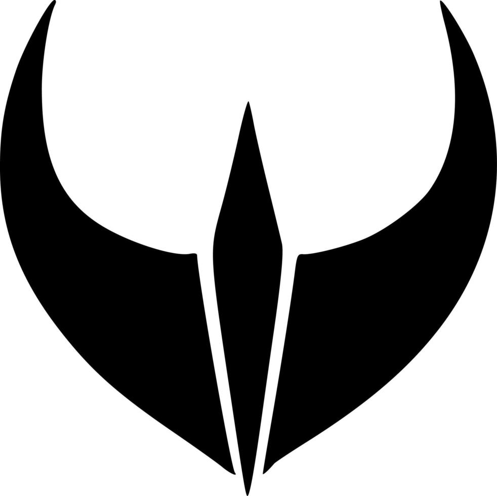 svart ikon form vektor