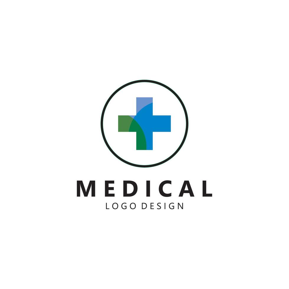 Gesundheit medizinischer Logo-Vorlagenvektor vektor