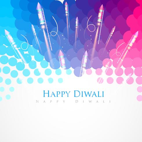 abstrakter Diwali-Hintergrund vektor